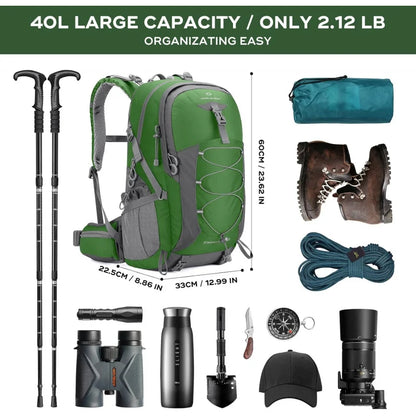 Backpack, camping , 40L Waterproof Hiking