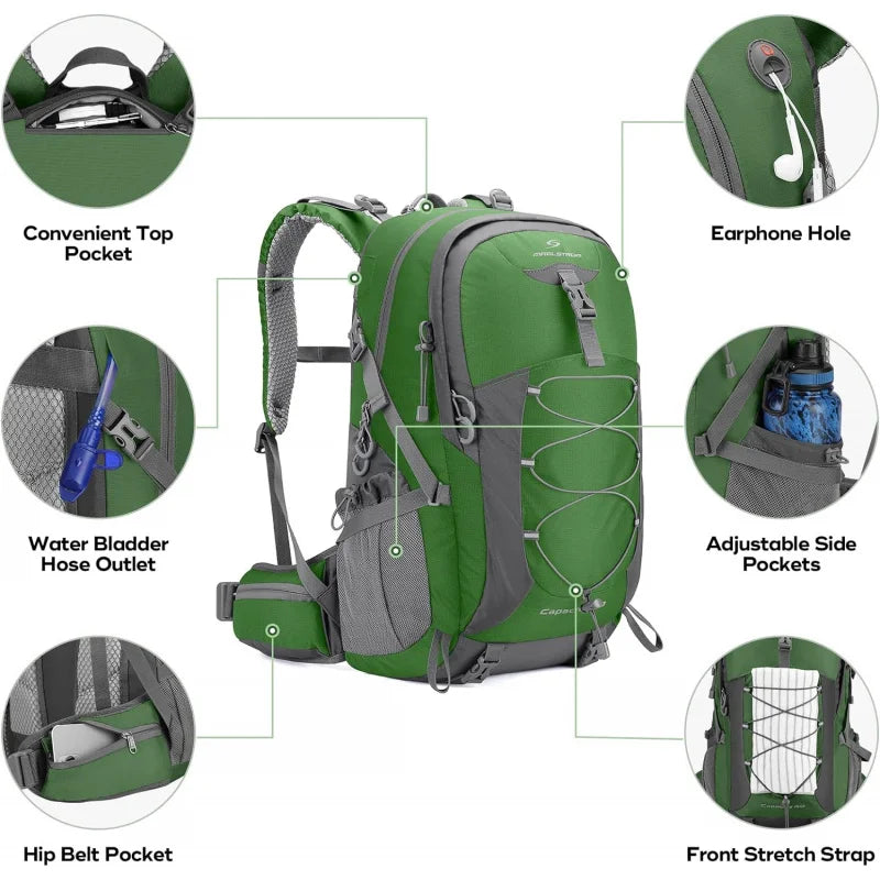 Backpack, camping , 40L Waterproof Hiking