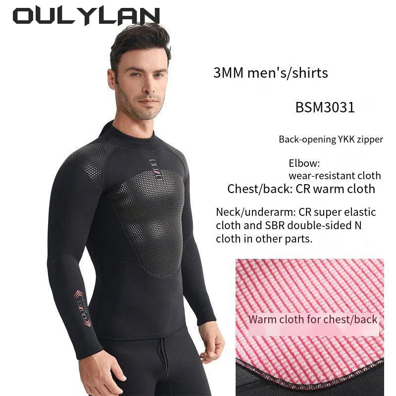 3mm Neoprene Diving Suit For Men/Women