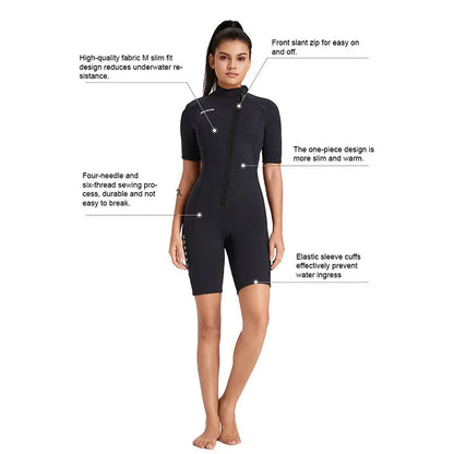 Oulylan 3MM Neoprene Wetsuit Short Sleeve