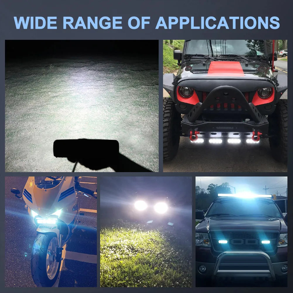 6 Inch LED Light Bar Fog Lights 24V